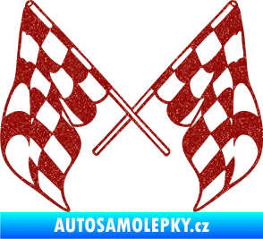 Samolepka Šachovnice 070 Ultra Metalic červená