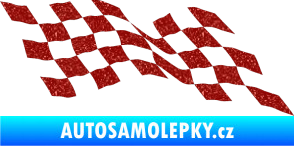 Samolepka Šachovnice 076 Ultra Metalic červená