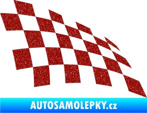 Samolepka Šachovnice 078 Ultra Metalic červená