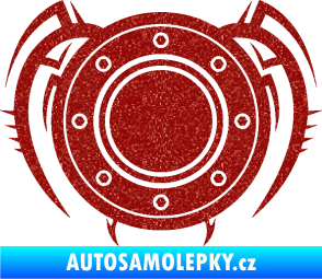 Samolepka Samolepka na víčko od nádrže 001 Ultra Metalic červená