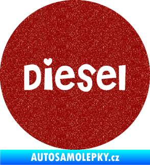Samolepka Samolepka na víčko od nádrže 006 diesel Ultra Metalic červená