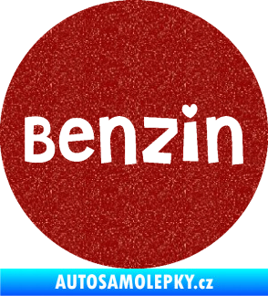 Samolepka Samolepka na víčko od nádrže 008 benzín Ultra Metalic červená