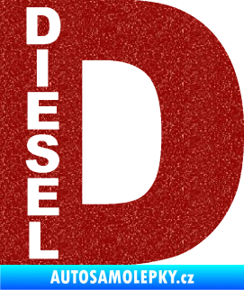 Samolepka Samolepka na víčko od nádrže 010 diesel Ultra Metalic červená