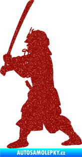 Samolepka Samuraj 001 levá Ultra Metalic červená
