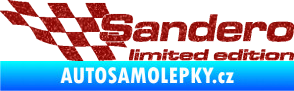Samolepka Sandero limited edition levá Ultra Metalic červená