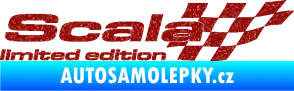Samolepka Scala limited edition pravá Ultra Metalic červená