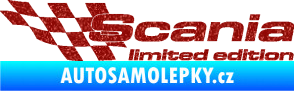 Samolepka Scania limited edition levá Ultra Metalic červená