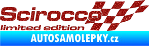 Samolepka Scirocco limited edition pravá Ultra Metalic červená