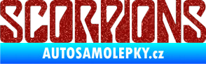 Samolepka Scorpions Ultra Metalic červená