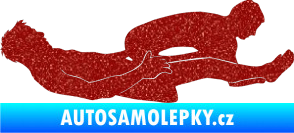 Samolepka Sexy siluety 029 Ultra Metalic červená