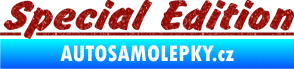 Samolepka Special edition 002 Ultra Metalic červená