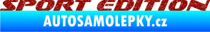 Samolepka Sport edition 003 nápis Ultra Metalic červená