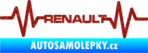 Samolepka Srdeční tep 042 Renault Ultra Metalic červená