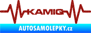 Samolepka Srdeční tep 067 Kamiq Ultra Metalic červená