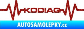 Samolepka Srdeční tep 071 Kodiaq Ultra Metalic červená