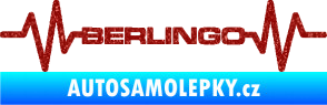 Samolepka Srdeční tep 093 Berlingo Citroen Ultra Metalic červená