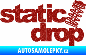 Samolepka Static drop 001 JDM styl Ultra Metalic červená