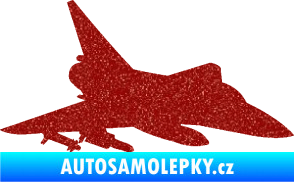 Samolepka Stíhací letoun 005 pravá Ultra Metalic červená