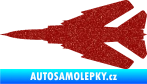 Samolepka Stíhací letoun 007 levá MIG Ultra Metalic červená