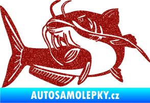 Samolepka Sumec 001 levá Ultra Metalic červená