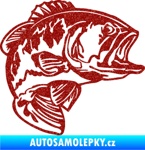 Samolepka Sumec 007 pravá Ultra Metalic červená
