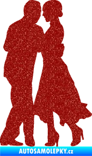 Samolepka Tanec 012 levá tango Ultra Metalic červená
