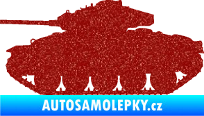 Samolepka Tank 001 levá WW2 Ultra Metalic červená