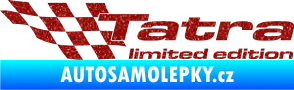 Samolepka Tatra limited edition levá Ultra Metalic červená