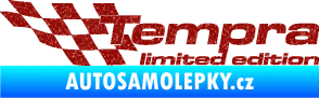 Samolepka Tempra limited edition levá Ultra Metalic červená
