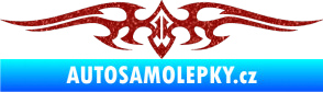 Samolepka Tetování 018 Ultra Metalic červená