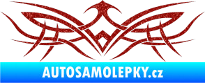 Samolepka Tetování 033 Ultra Metalic červená