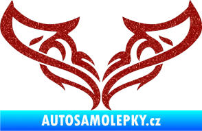 Samolepka Tetování 063 Ultra Metalic červená