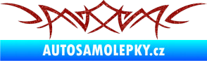 Samolepka Tetování 068 Ultra Metalic červená