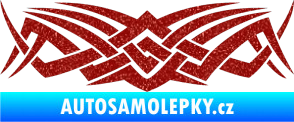 Samolepka Tetování 076 Ultra Metalic červená