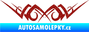 Samolepka Tetování 084 Ultra Metalic červená