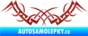 Samolepka Tetování 087 Ultra Metalic červená