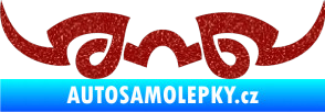 Samolepka Tetování 127 Ultra Metalic červená