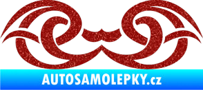 Samolepka Tetování 137 Ultra Metalic červená