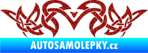 Samolepka Tetování 152 Ultra Metalic červená