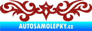 Samolepka Tetování 180 Ultra Metalic červená
