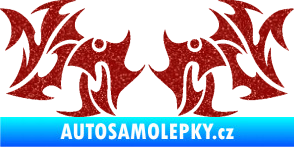 Samolepka Tetování 194 Ultra Metalic červená