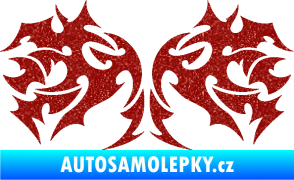 Samolepka Tetování 197 Ultra Metalic červená