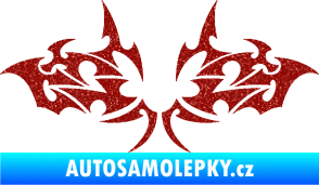 Samolepka Tetování 206 Ultra Metalic červená