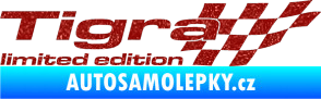 Samolepka Tigra limited edition pravá Ultra Metalic červená