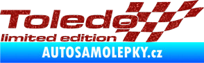 Samolepka Toledo limited edition pravá Ultra Metalic červená