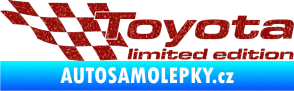 Samolepka Toyota limited edition levá Ultra Metalic červená