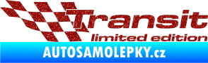 Samolepka Transit limited edition levá Ultra Metalic červená
