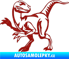 Samolepka Tyrannosaurus Rex 003 levá Ultra Metalic červená