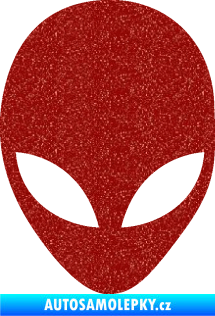 Samolepka UFO 002 Ultra Metalic červená