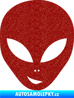 Samolepka UFO 003 levá Ultra Metalic červená